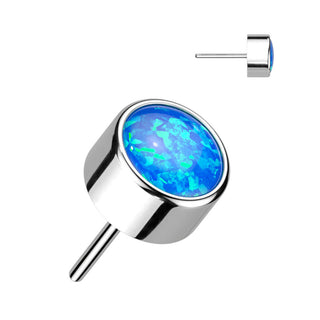 Titanium Top top zirconia opal bezel setting Push-In