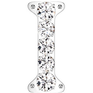 Titanium Top top alphabet initial zirconia Push-In