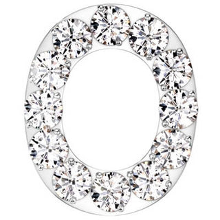 Titanium Top top alphabet initial zirconia Push-In