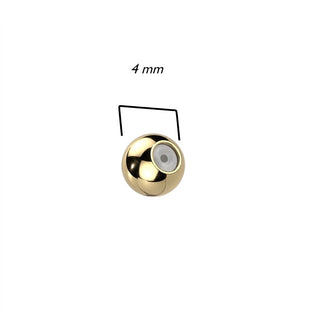 Titanium Top earring clasp