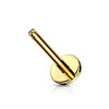 Base labret base flat back