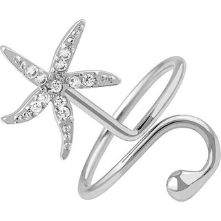 Starfish Adjustable Zirconia Silver