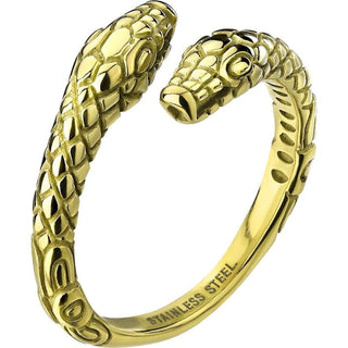 Finger Ring 2 headed snake ring