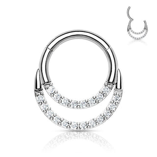 Ring Double lined Zirconia Clicker