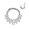 Ring Oval Zirconia Clicker