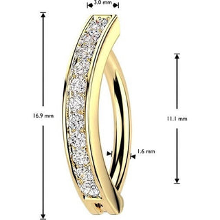 Belly Button Piercing zirconia