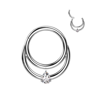 Titanium Ring Drop Zirconia Clicker