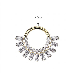 Titanium Ring Zirconia Clicker