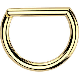 Titan Ring Gold Silber Schwarz Segment 