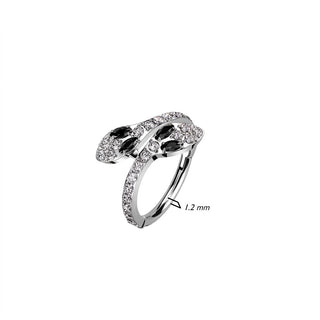 Ring Snakes Zirconia Clicker