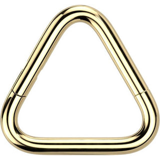 Titane Anneau Triangle Cliqueur