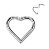 Titanium Ring Heart Clicker