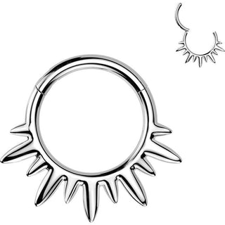 Titanium Ring spikes Clicker