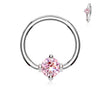 Ring Zirconia Round Captive Bead