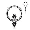Ring BallFlat Zirconia Captive Bead