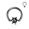 Ring Ball Spike Captive Bead