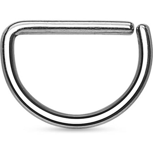 Ring D-Ring Silver Bendable