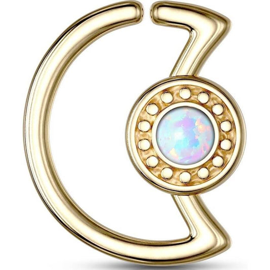 Ring Moon Opal Bendable