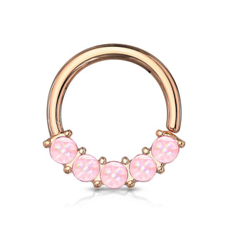 Ring 5 Illuminating synthetic Stone Bendable