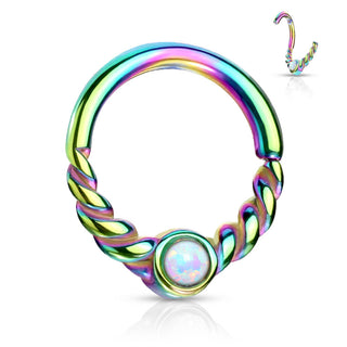 Ring Opal Round Bendable