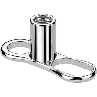 Titanium Dermal Anchor dermal anchor base 2 holes