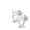 Bouton d'Oreille Hibou Zirconia