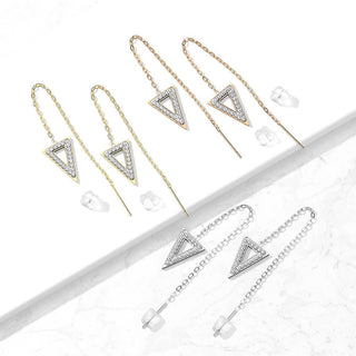 Triangle Chain dangle Zirconia