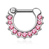 Septum Piercing Clicker Zirconia Clicker