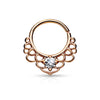 Ring Lutus Flower Zirconia Bendable