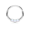 Ring 3 Opals Bendable