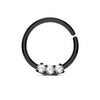 Piercing Ring 3 Zirconia Bendable