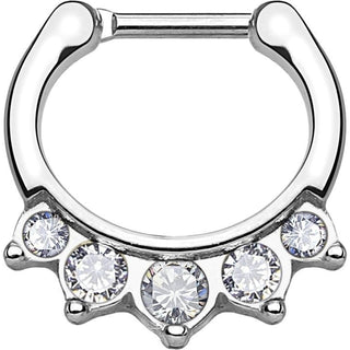 Septum Piercing Clicker Clicker 5 Zirconia