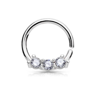 Ring Septum 3 Zirconia Bendable