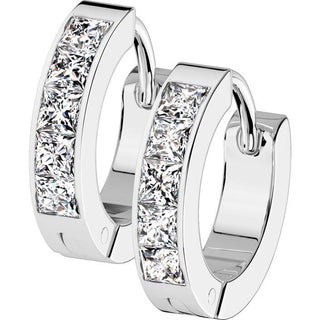 Earring 5 square zirconia