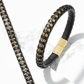 Bracelet Noir Or Aimant