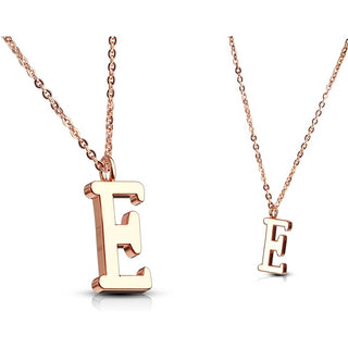 Necklace Letters A-Z Roségold
