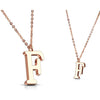Necklace Letters A-Z Roségold