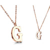 Necklace Letters A-Z Roségold