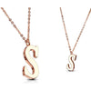 Necklace Letters A-Z Roségold