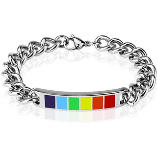 Bracelet Chaîne Arc-en-ciel