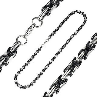 Chain Black Silver