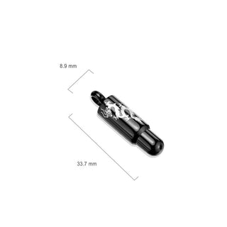 Pendant Cartridge Dragon Tribal Black