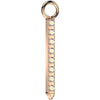 Titanium Attachment dangle bar zirconia