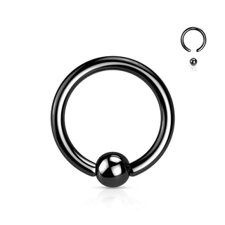 Titanium Ring Ball Captive Bead