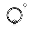 Titanium Ring Ball Captive Bead