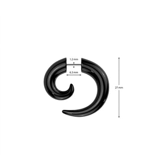 Fake Plug Spiral Internally Threaded