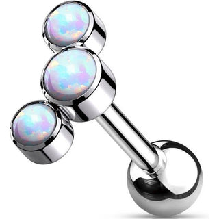 Titan Barbell 3 Opal Silber Innengewinde