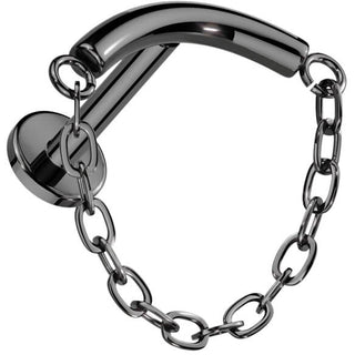 Titanium Labret chain Internally Threaded