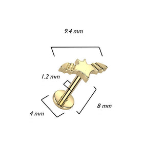 Titan Labret Fledermaus Innengewinde