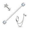 Value Pack Set Labret Barbell Industrial, 3  pieces